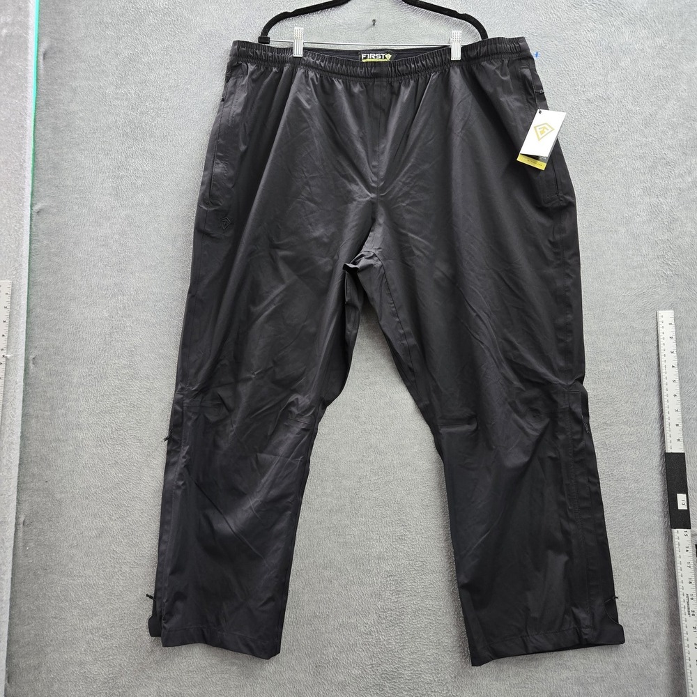 First Tactical Men Pants‎ 2XL SHORT Black Nylon Rain Pants Tactix Pant NWT